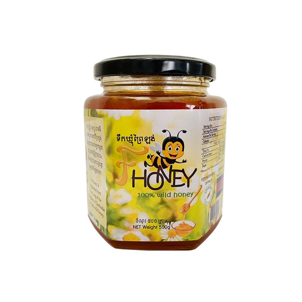 F-cafe honey is from the Prey Lang, Prah Vihean, Cambodia. 100% pure forest honey. Much more benefits for health and as a daily food.